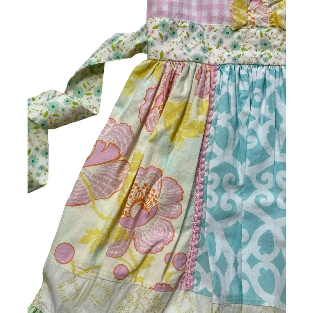 SweetHoney Floral Whimsical Dress Girls Size 5 EUC - Picture 3 of 5